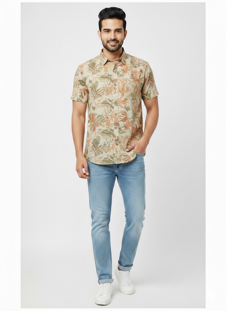 Men’s Regular Collar half sleeve shirt for summer RGCCHS-22